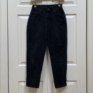 Lee Black High Waisted Mom Jeans